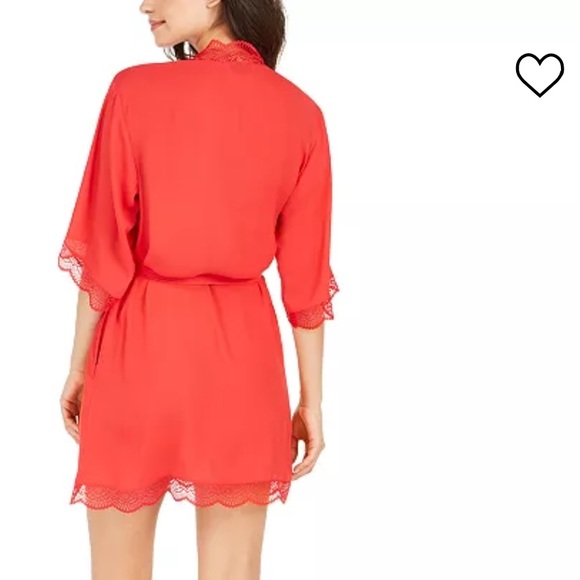 PLUS SIZE LACE TRIM ROBE SIZE 3X - Picture 3 of 4